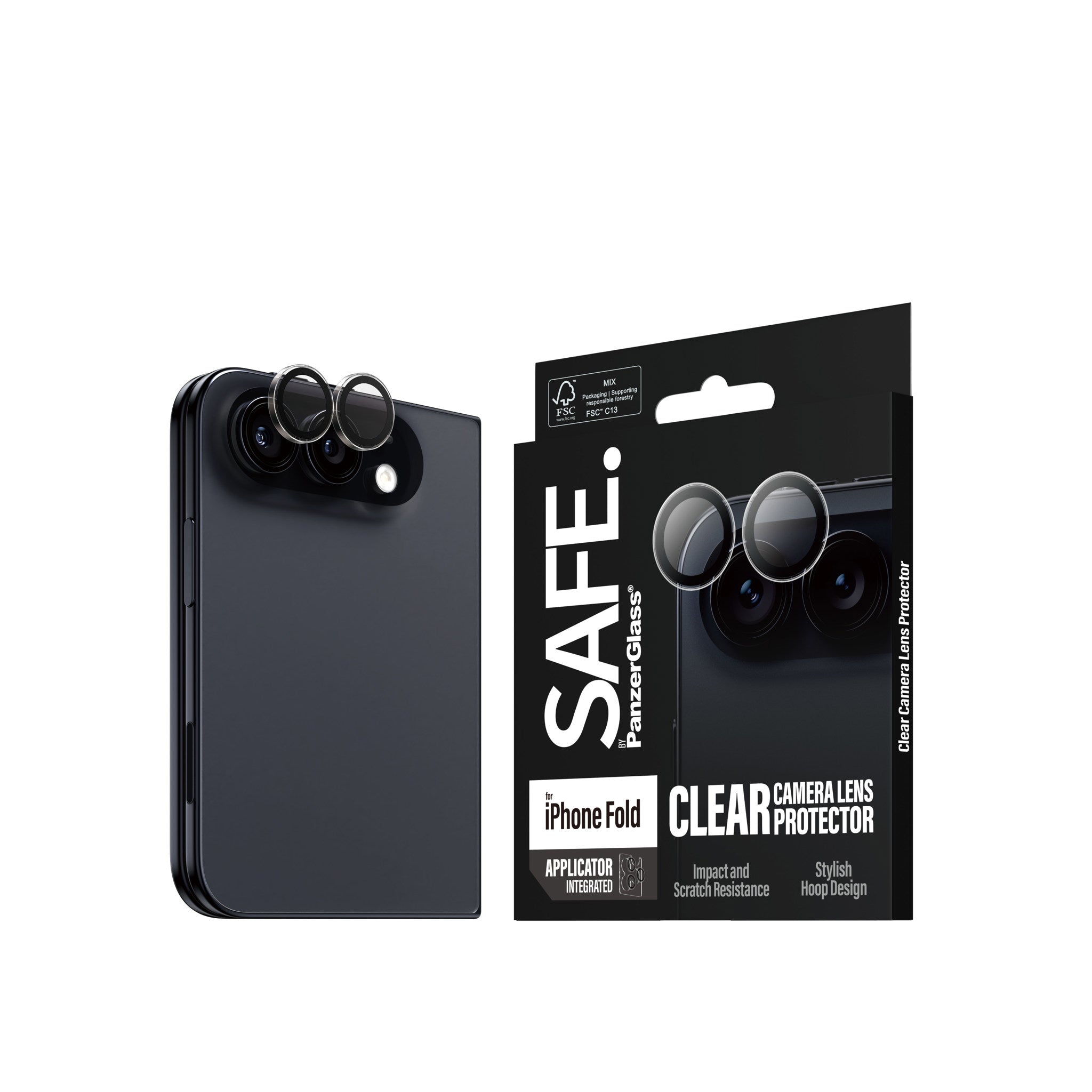 SAFE. by PanzerGlass® Camera Lens Protector Transparent iPhone 2026 Fold